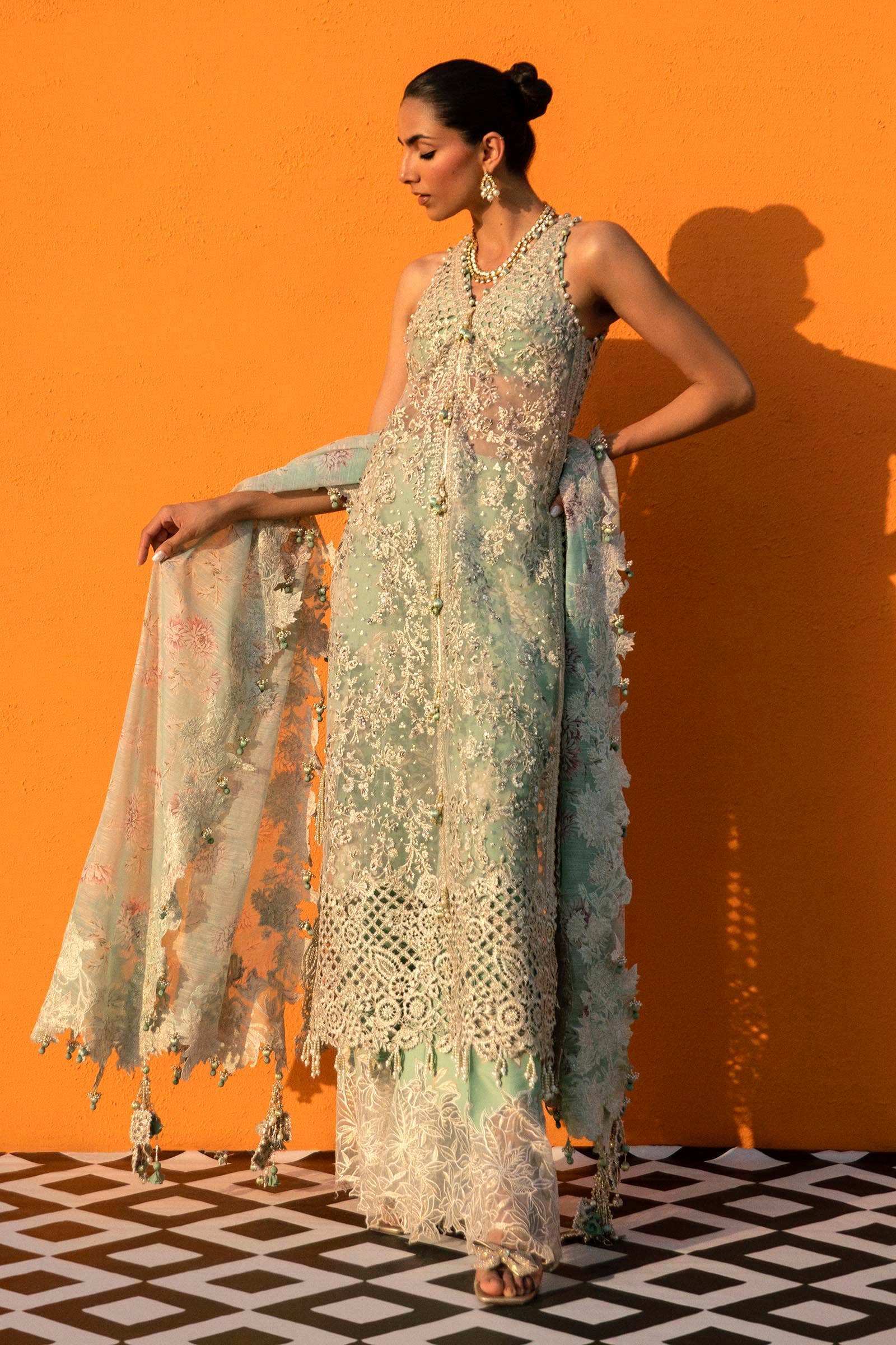 Sana Safinaz | Nura Festive 24 | N241-007-3CV - Bridal -  Libasekhas