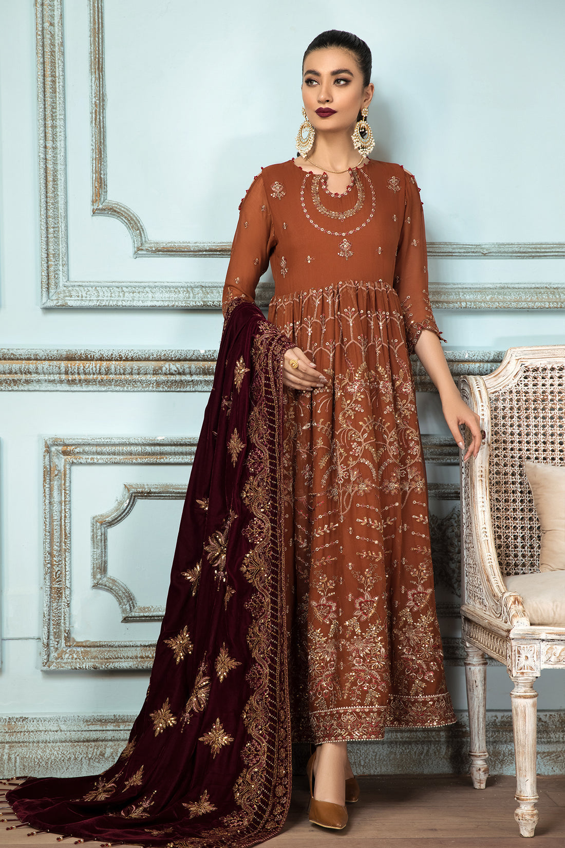 Alizeh | Formals Collection | Sarang - by - Libasekhas UK - Registered Vendor of : Alizeh - 100% Original Designer Dresss