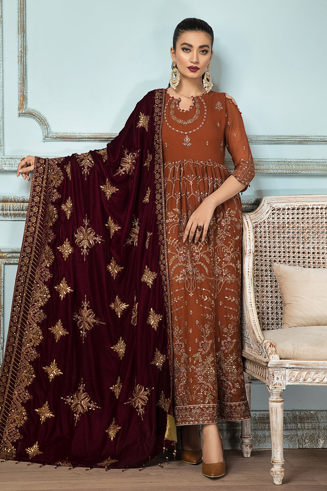 Alizeh | Formals Collection | Sarang - by - Libasekhas UK - Registered Vendor of : Alizeh - 100% Original Designer Dresss