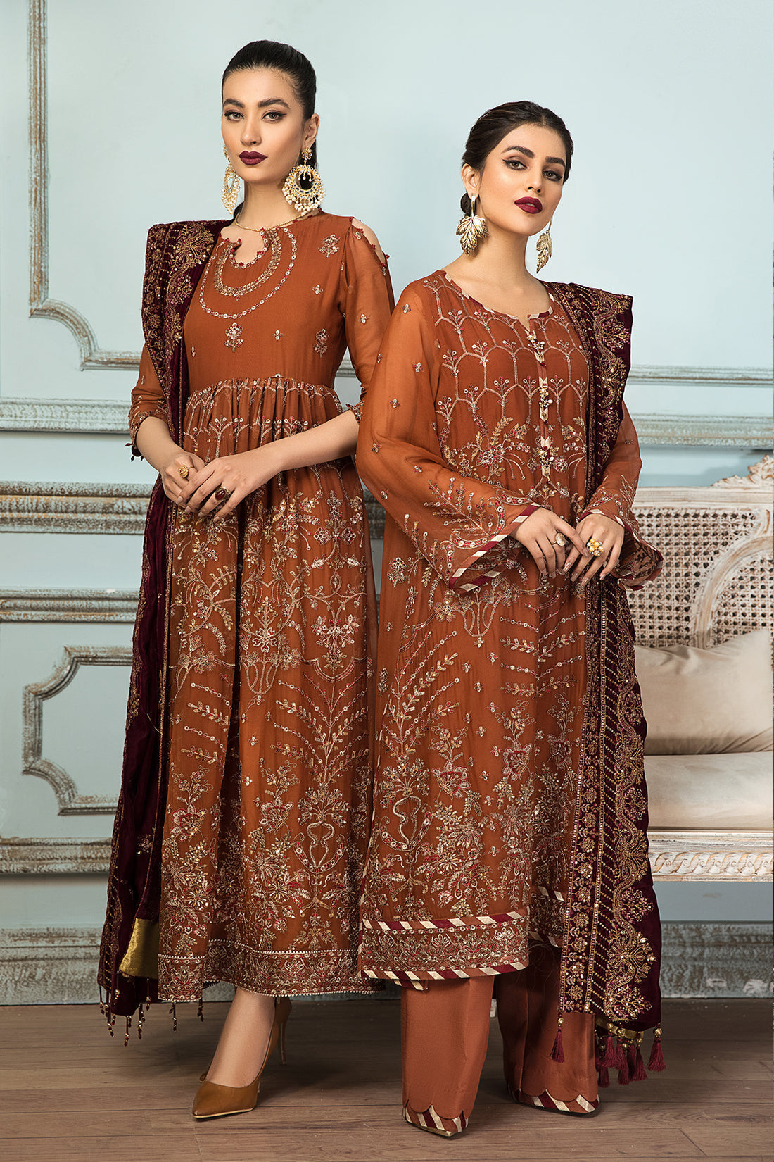 Alizeh | Formals Collection | Sarang - by - Libasekhas UK - Registered Vendor of : Alizeh - 100% Original Designer Dresss