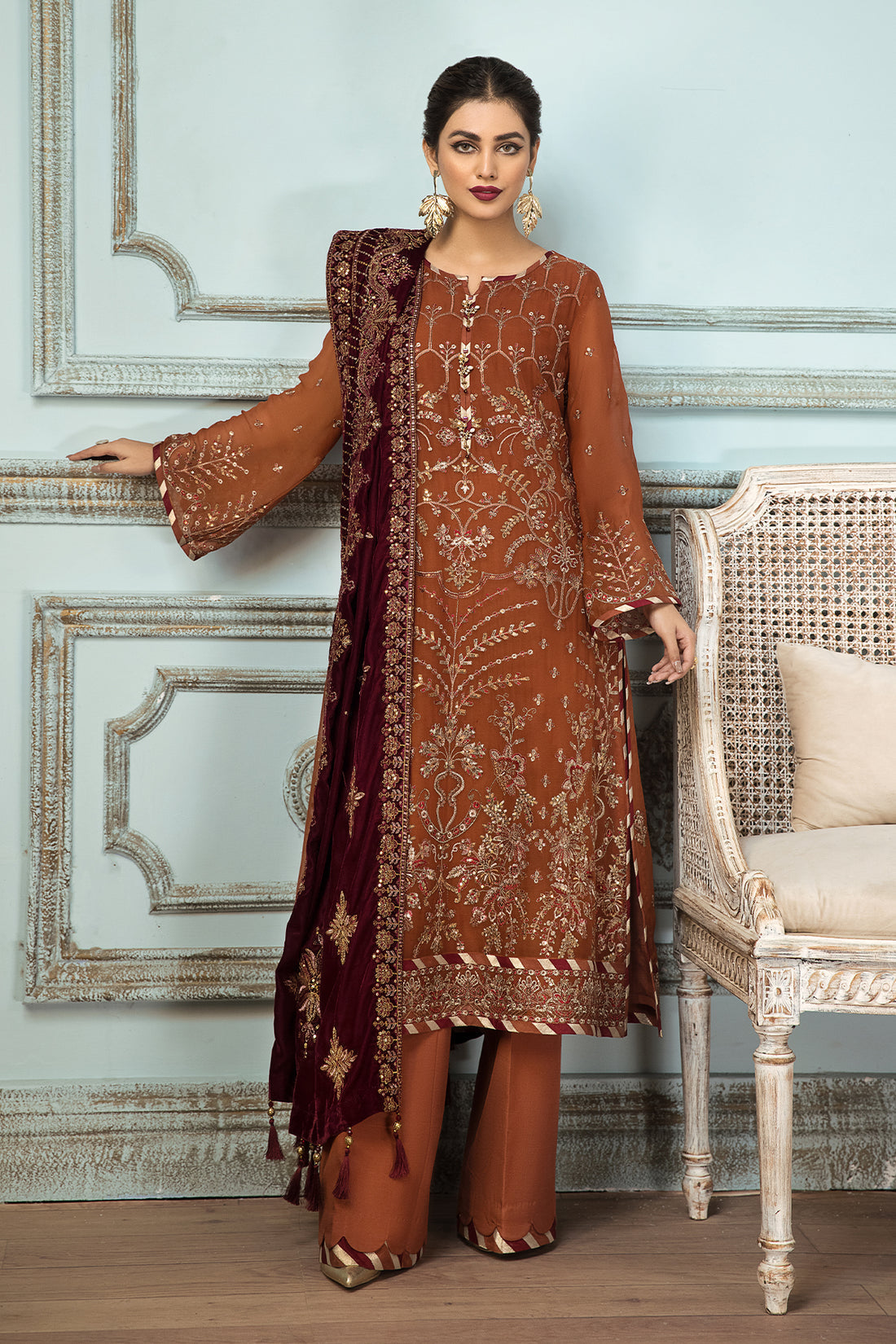 Alizeh | Formals Collection | Sarang - by - Libasekhas UK - Registered Vendor of : Alizeh - 100% Original Designer Dresss