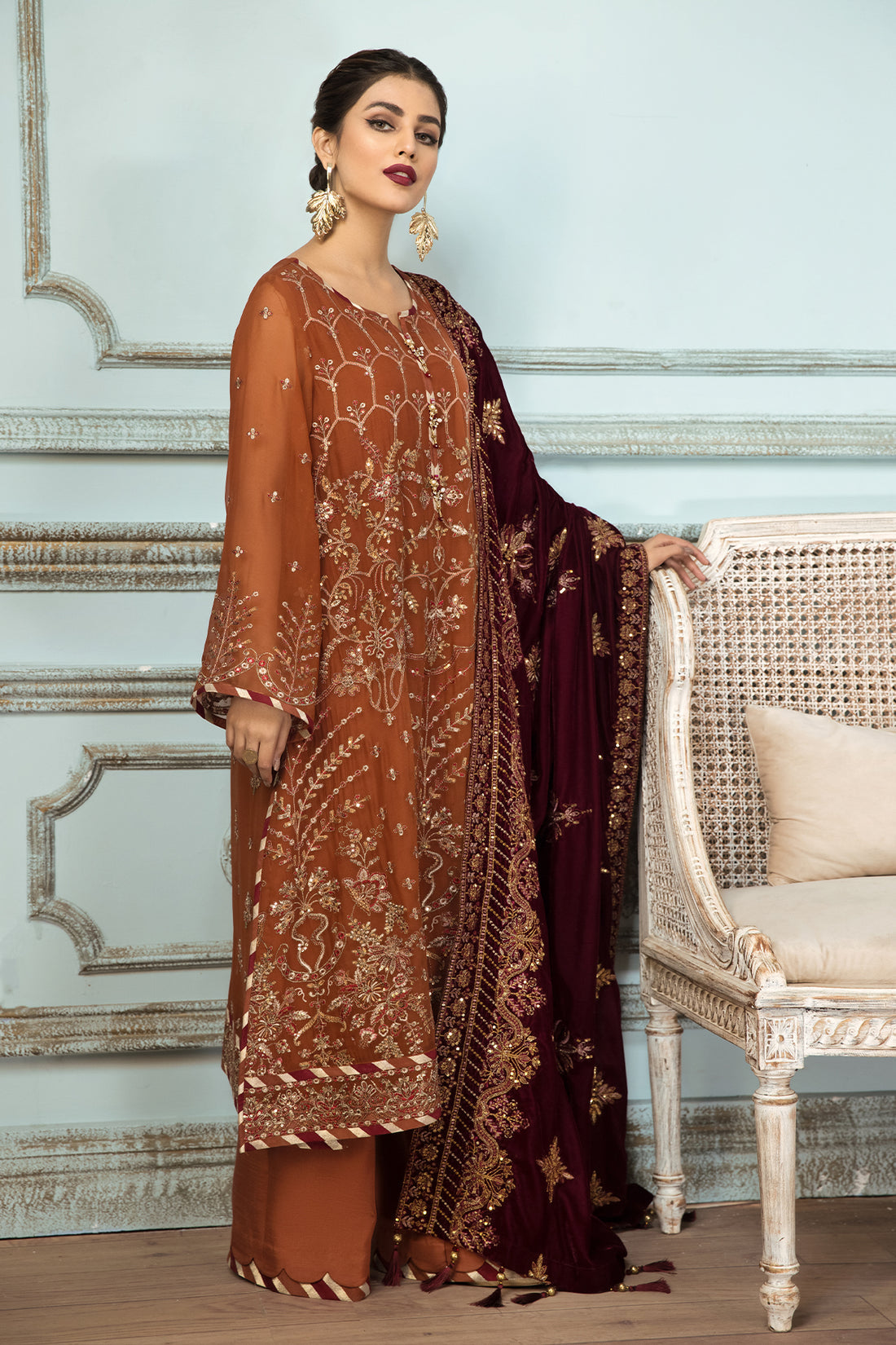 Alizeh | Formals Collection | Sarang - by - Libasekhas UK - Registered Vendor of : Alizeh - 100% Original Designer Dresss