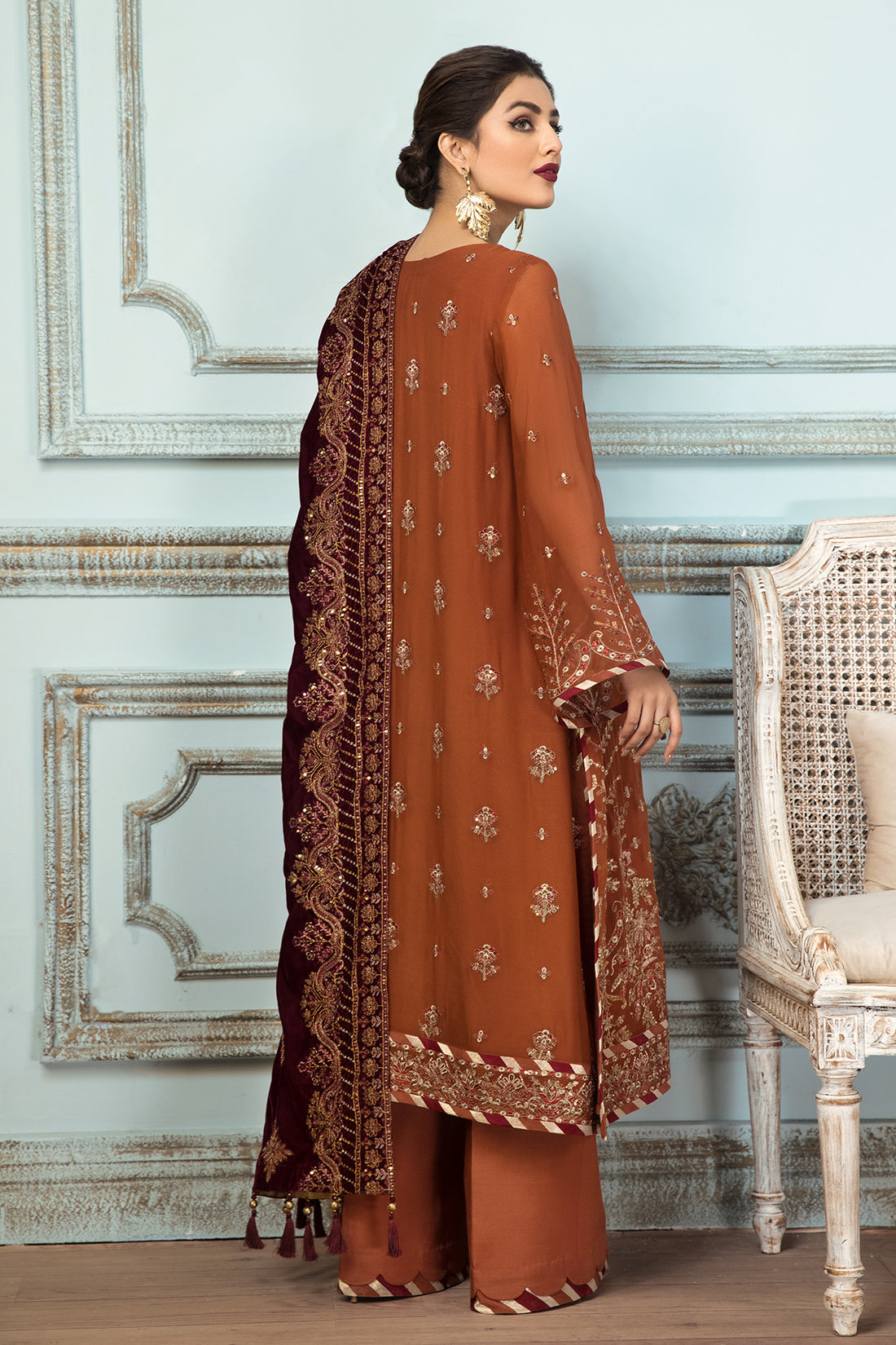 Alizeh | Formals Collection | Sarang - by - Libasekhas UK - Registered Vendor of : Alizeh - 100% Original Designer Dresss