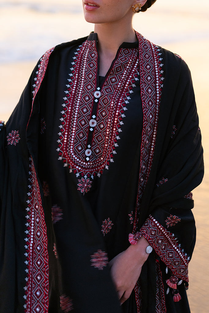 Cross Stitch | Cotton Satin 25 | RAVEN FOLK - by Libasekhas UK - Registered Vendor of : Cross Stitch - 100% Original Designer Dress