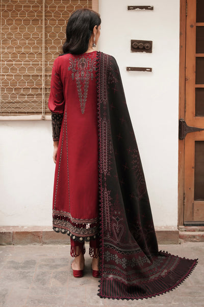Jazmin | Winter Edition 24 | SLUB KHADDAR UW-0075 - by - Libasekhas UK - Registered Vendor of : Jazmin - 100% Original Designer Dresss