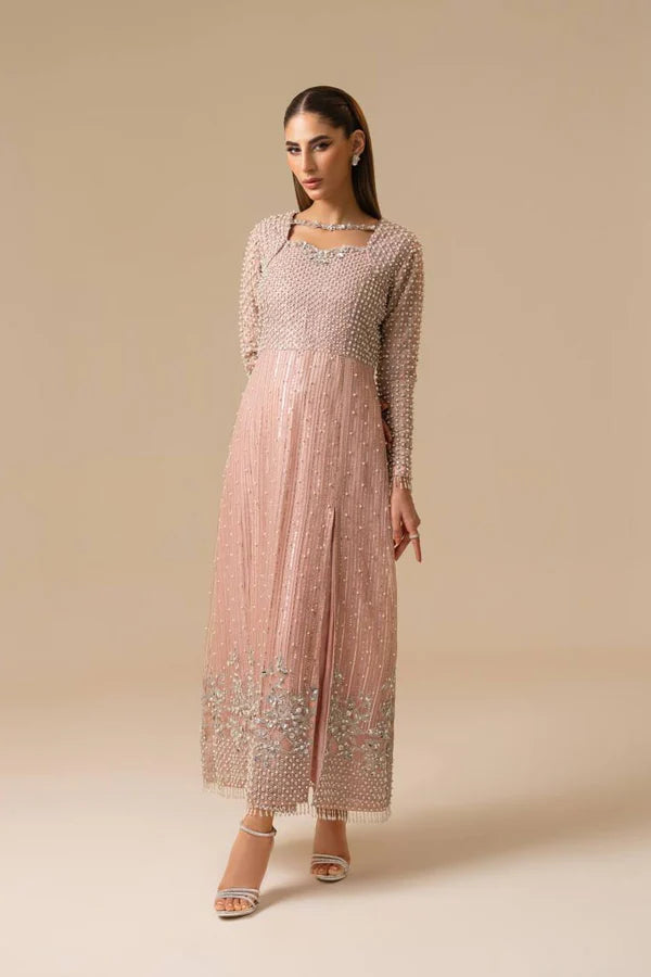 Jeem | Luxury Pret | SCARLETT PINK - by - Libasekhas UK - Registered Vendor of : Jeem - 100% Original Designer Dresss