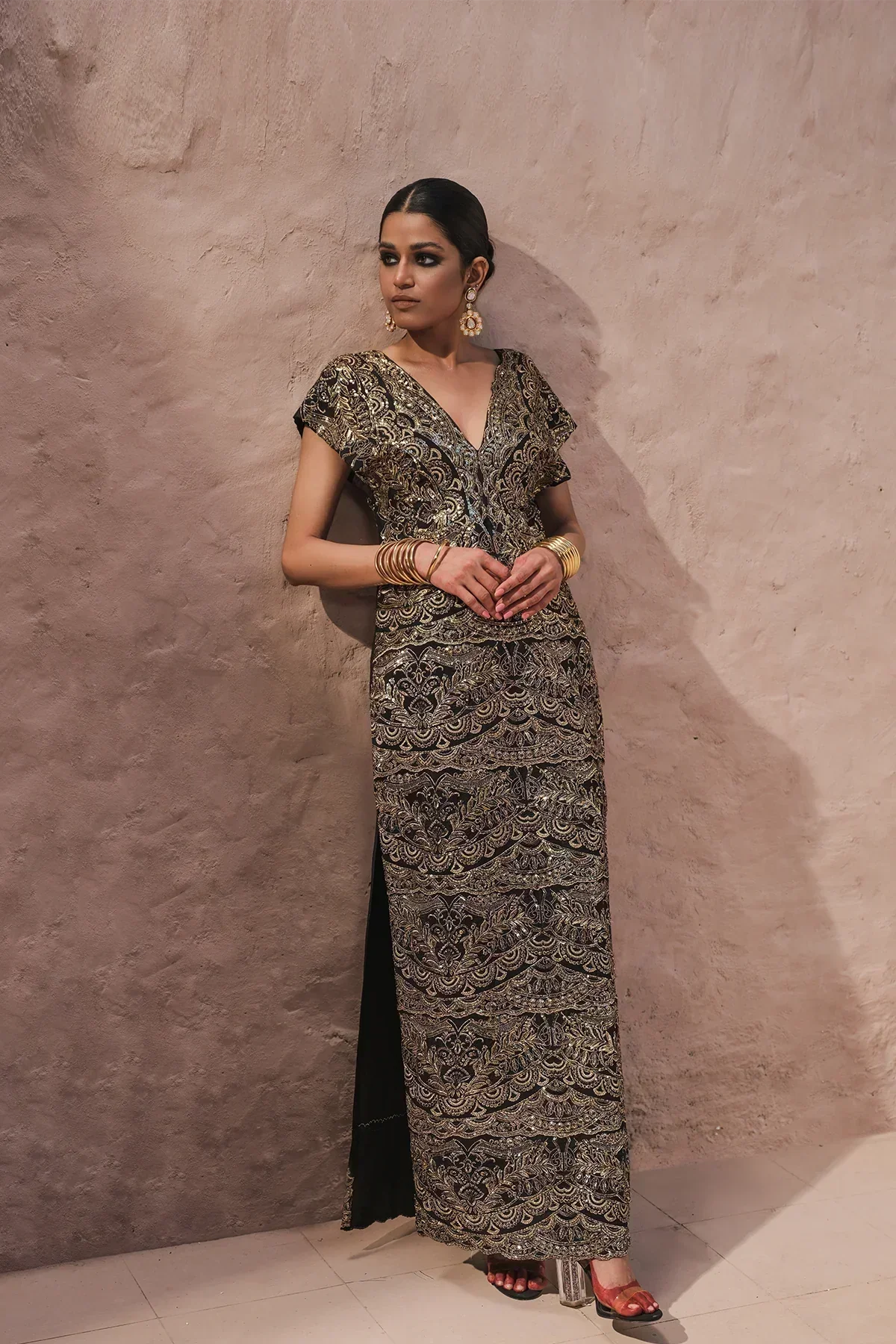Erum Khan | Shab Siyah 23 | Seraab - by - Libasekhas UK - Registered Vendor of : Erum Khan - 100% Original Designer Dresss