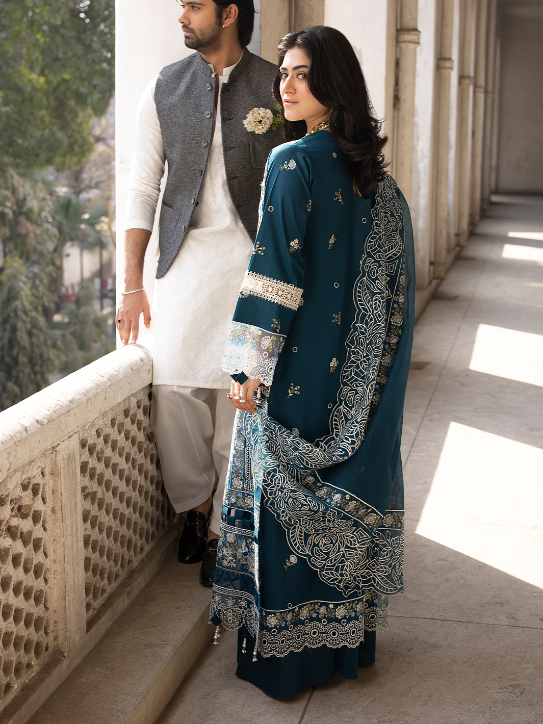 Mahnur | Mahrukh Luxury Lawn 24 | SERENE - by - Libasekhas UK - Registered Vendor of : Mahnur - 100% Original Designer Dresss
