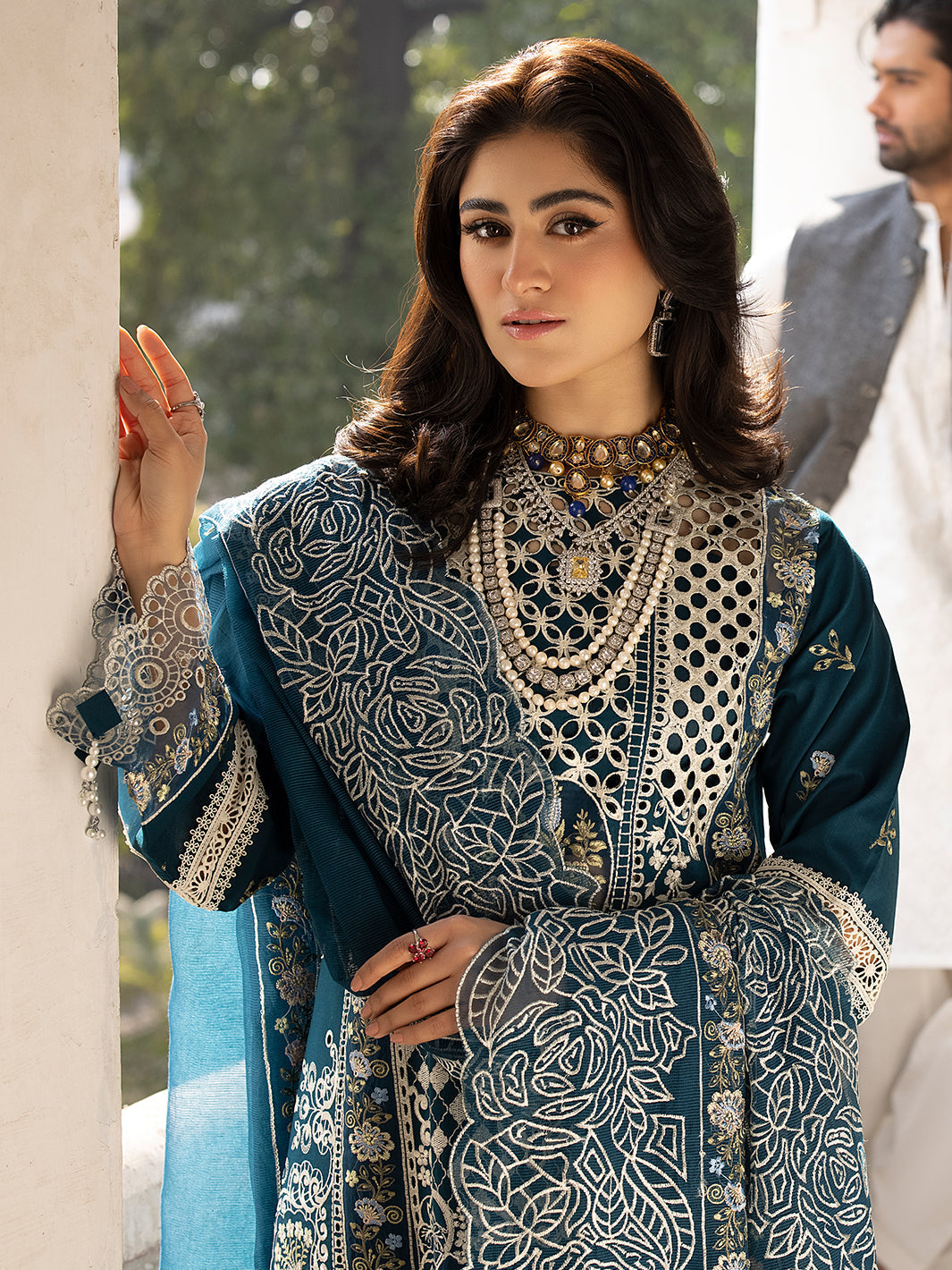 Mahnur | Mahrukh Luxury Lawn 24 | SERENE - by - Libasekhas UK - Registered Vendor of : Mahnur - 100% Original Designer Dresss