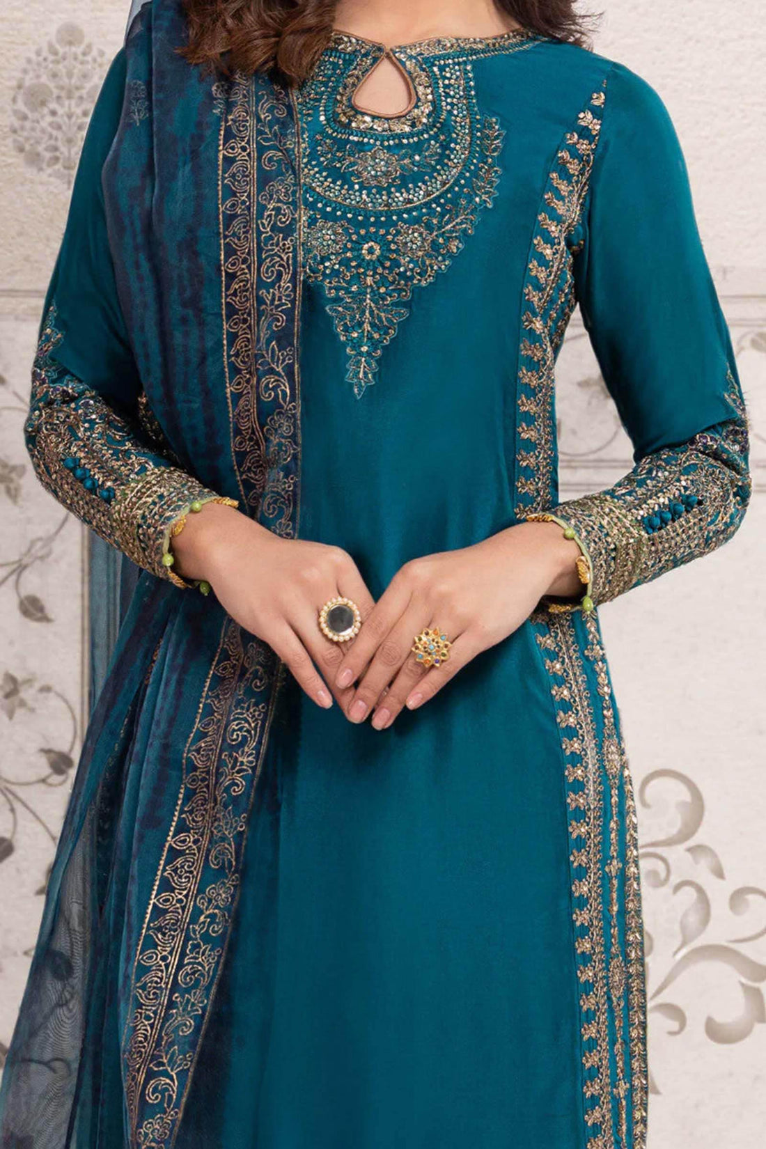 Maira B | Ready to Wear | SF-EF22-07R1 - by - Libasekhas UK - Registered Vendor of : Maria B - 100% Original Designer Dresss