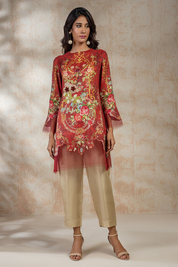 Shamaeel Ansari | Daily Pret Wear | ECK-19 - by - Libasekhas UK - Registered Vendor of : Shamaeel Ansari - 100% Original Designer Dresss