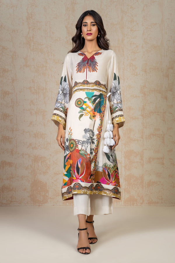 Shamaeel Ansari | Daily Pret Wear | ECK-21 - by - Libasekhas UK - Registered Vendor of : Shamaeel Ansari - 100% Original Designer Dresss