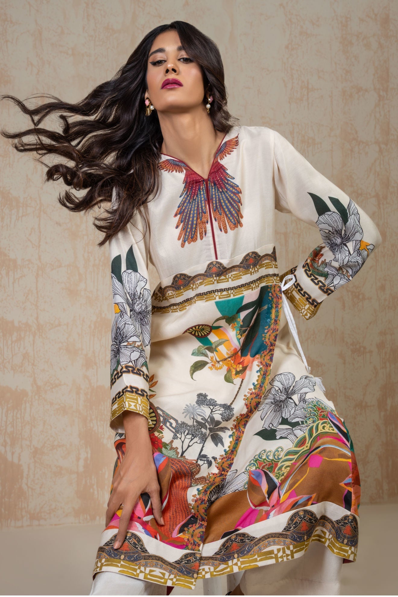 Shamaeel Ansari | Daily Pret Wear | ECK-21 - by - Libasekhas UK - Registered Vendor of : Shamaeel Ansari - 100% Original Designer Dresss