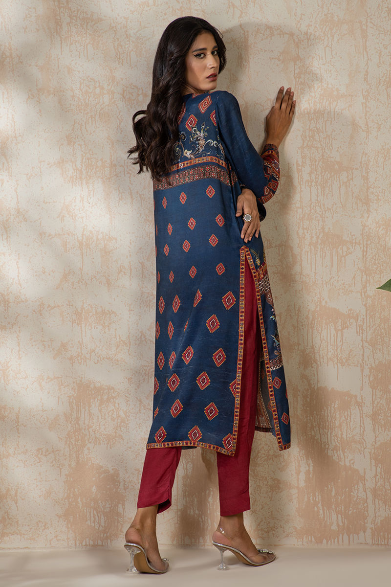 Shamaeel Ansari | Daily Pret Wear | ECK-23 - by - Libasekhas UK - Registered Vendor of : Shamaeel Ansari - 100% Original Designer Dresss