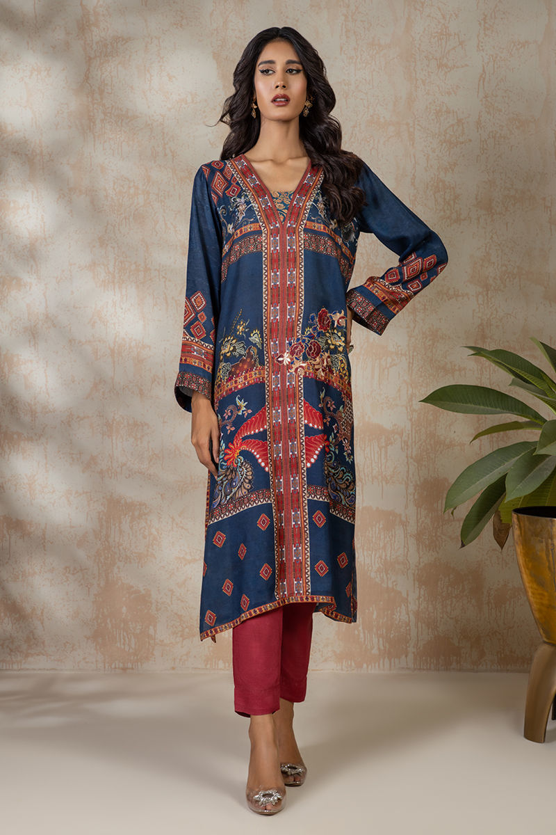 Shamaeel Ansari | Daily Pret Wear | ECK-23 - by - Libasekhas UK - Registered Vendor of : Shamaeel Ansari - 100% Original Designer Dresss