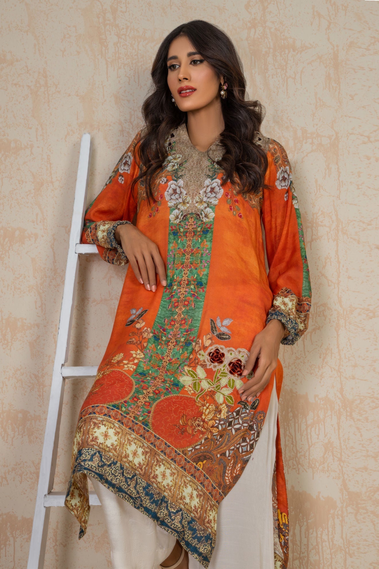 Shamaeel Ansari | Daily Pret Wear | ECK-24 - by - Libasekhas UK - Registered Vendor of : Shamaeel Ansari - 100% Original Designer Dresss
