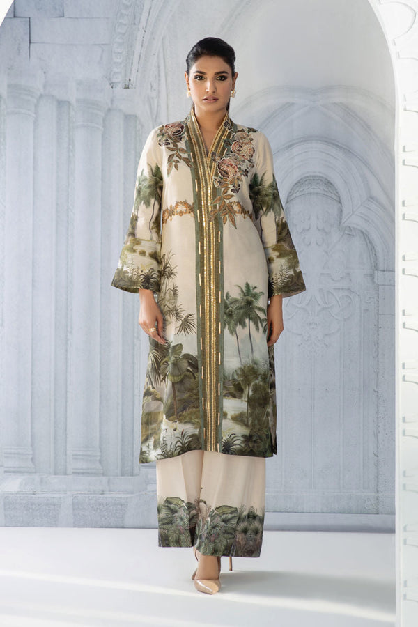 Shamaeel Ansari | Daily Pret Wear | ECK - 03 - by - Libasekhas UK - Registered Vendor of : Shamaeel Ansari - 100% Original Designer Dresss