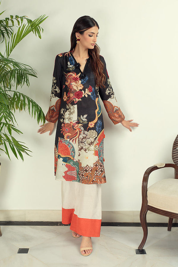 Shamaeel Ansari | Daily Pret Wear | ECK-10 - by - Libasekhas UK - Registered Vendor of : Shamaeel Ansari - 100% Original Designer Dresss