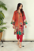 Shamaeel Ansari | Daily Pret Wear | ECK-07 - by - Libasekhas UK - Registered Vendor of : Shamaeel Ansari - 100% Original Designer Dresss