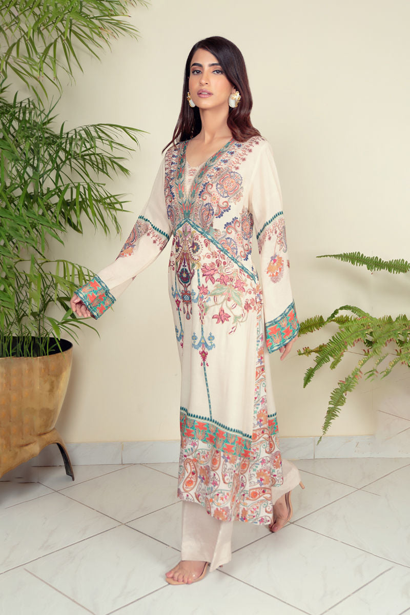 Shamaeel Ansari | Daily Pret Wear | ECK - 14 - by - Libasekhas UK - Registered Vendor of : Shamaeel Ansari - 100% Original Designer Dresss