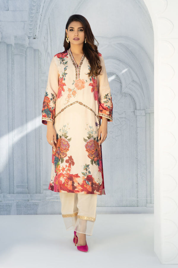 Shamaeel Ansari | Daily Pret Wear | ECK - 01 - by - Libasekhas UK - Registered Vendor of : Shamaeel Ansari - 100% Original Designer Dresss