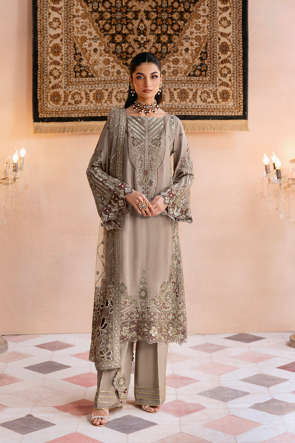Ramsha | Shehnai Formals | SS-103 - by - Libasekhas UK - Registered Vendor of : Ramsha - 100% Original Designer Dresss