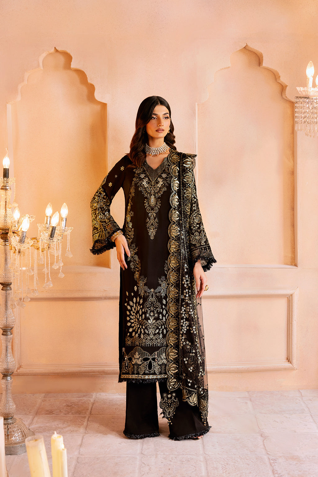 Ramsha | Shehnai Formals | SS-105 - by - Libasekhas UK - Registered Vendor of : Ramsha - 100% Original Designer Dresss
