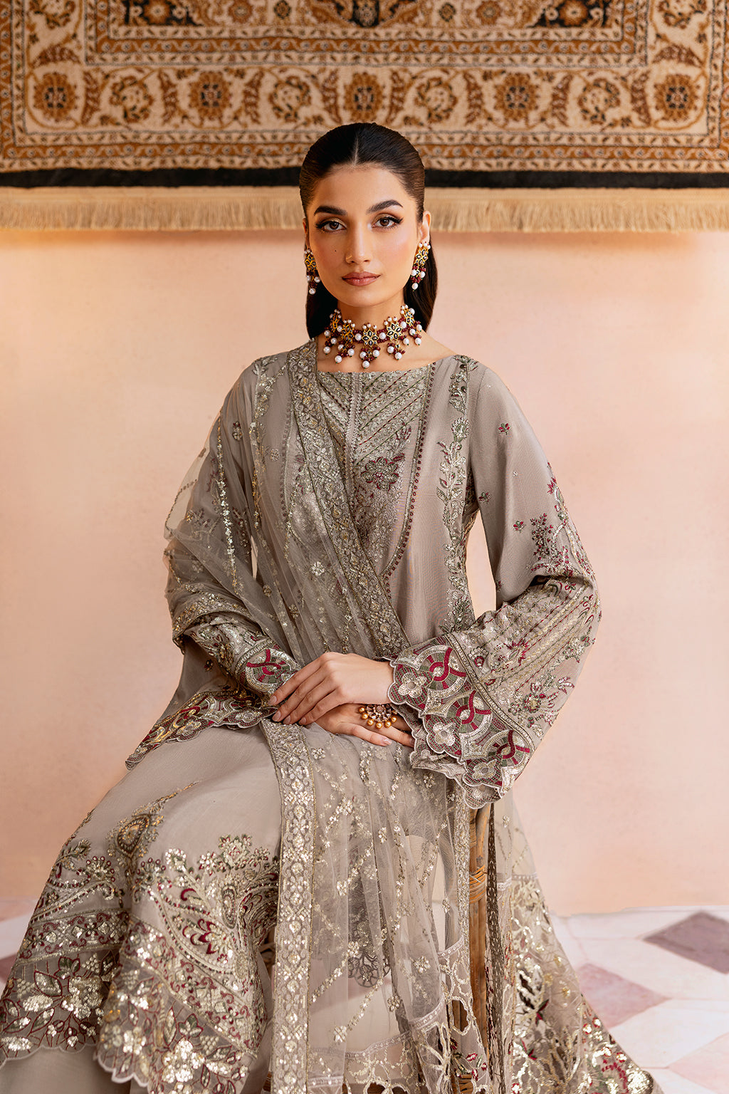 Ramsha | Shehnai Formals | SS-103 - by - Libasekhas UK - Registered Vendor of : Ramsha - 100% Original Designer Dresss