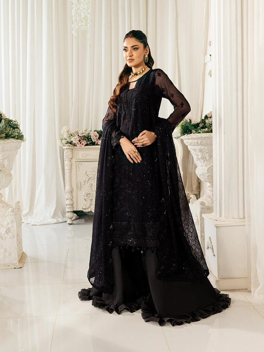 Salitex | Signature Festive Chiffon | SUNS7CH048UT - by - Libasekhas UK - Registered Vendor of : Salitex - 100% Original Designer Dresss