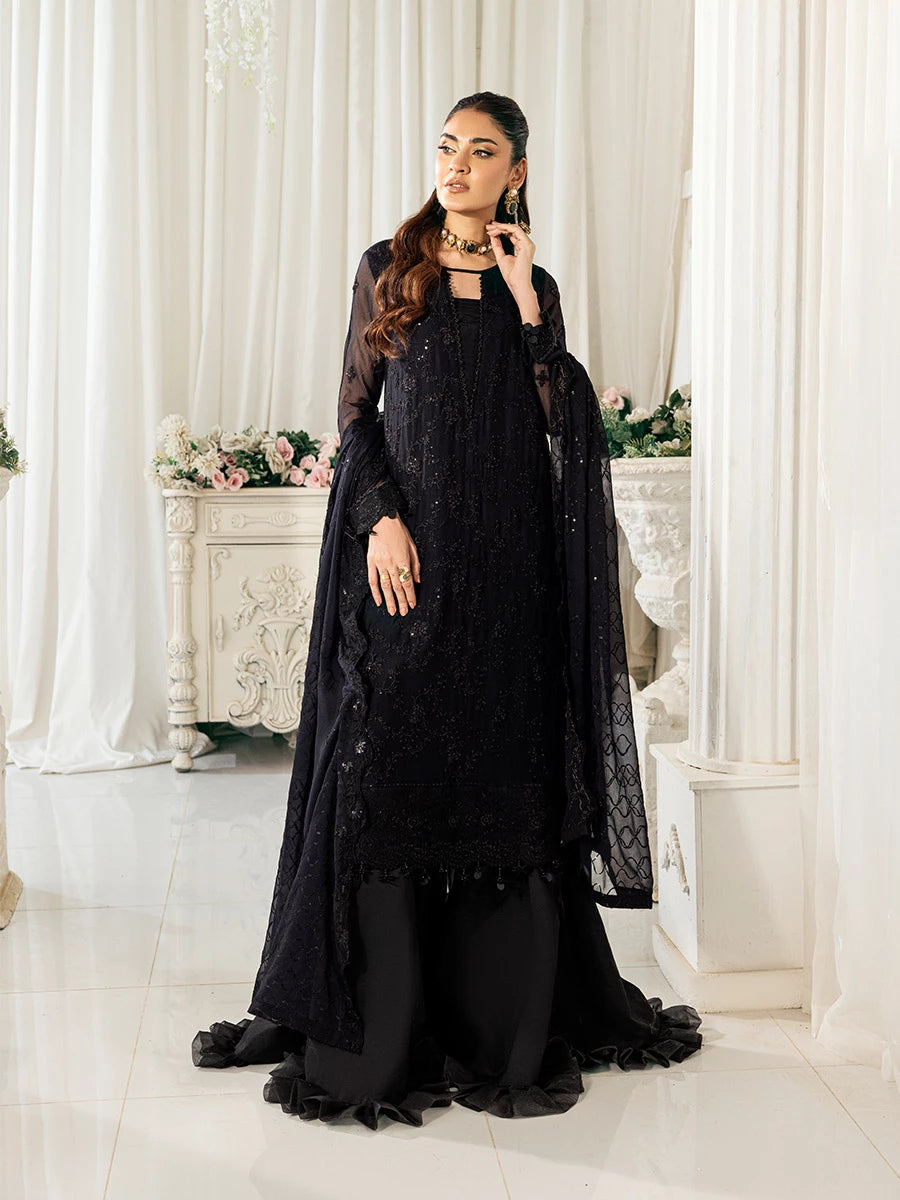 Salitex | Signature Festive Chiffon | SUNS7CH048UT - by - Libasekhas UK - Registered Vendor of : Salitex - 100% Original Designer Dresss