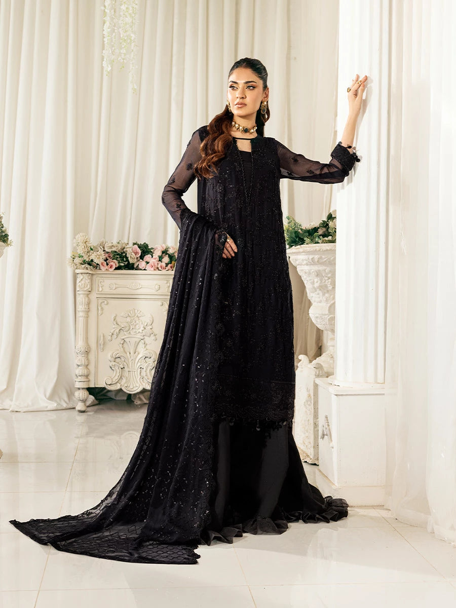 Salitex | Signature Festive Chiffon | SUNS7CH048UT - by - Libasekhas UK - Registered Vendor of : Salitex - 100% Original Designer Dresss