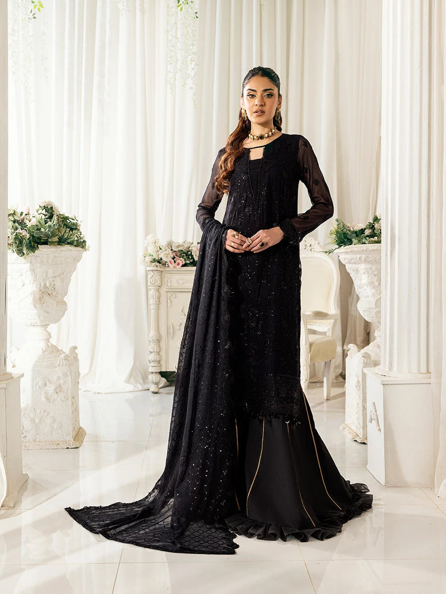 Salitex | Signature Festive Chiffon | SUNS7CH048UT - by - Libasekhas UK - Registered Vendor of : Salitex - 100% Original Designer Dresss