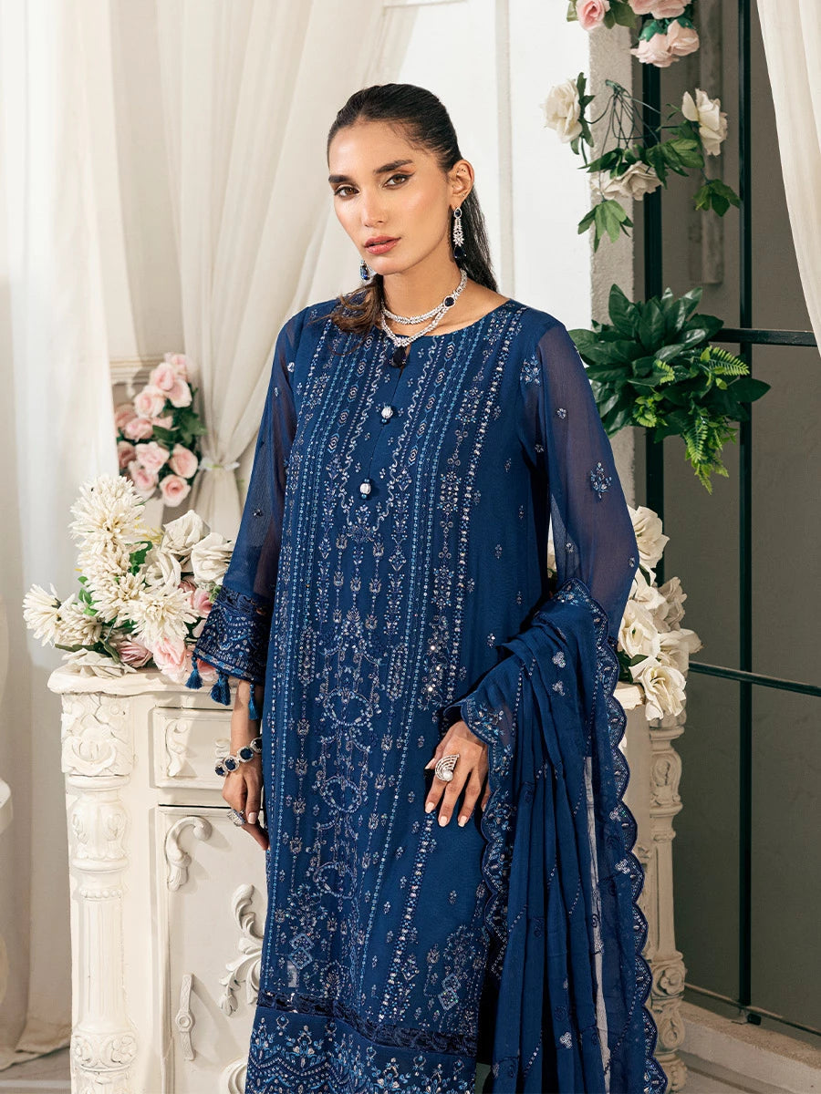 Salitex | Signature Festive Chiffon | SUNS7CH035UT - by - Libasekhas UK - Registered Vendor of : Salitex - 100% Original Designer Dresss