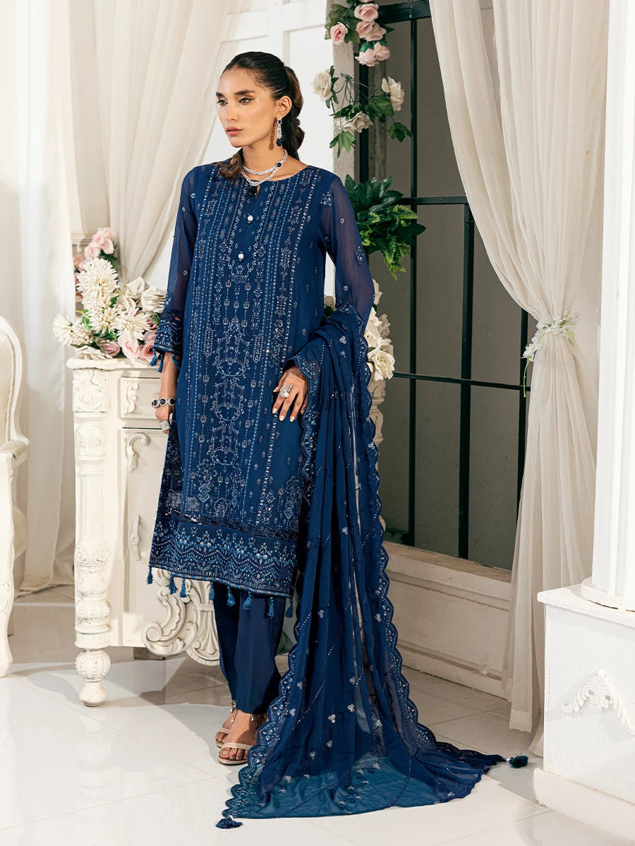 Salitex | Signature Festive Chiffon | SUNS7CH035UT - by - Libasekhas UK - Registered Vendor of : Salitex - 100% Original Designer Dresss