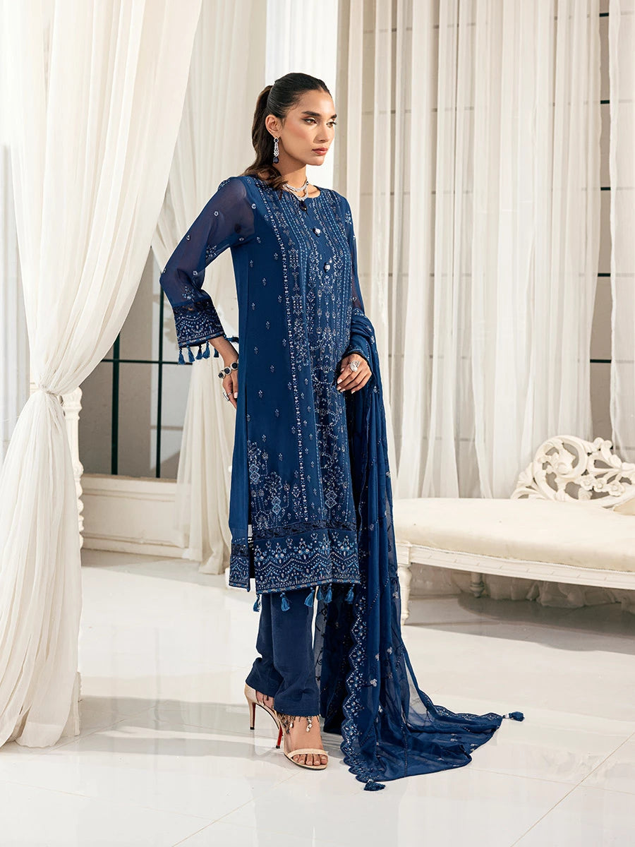 Salitex | Signature Festive Chiffon | SUNS7CH035UT - by - Libasekhas UK - Registered Vendor of : Salitex - 100% Original Designer Dresss