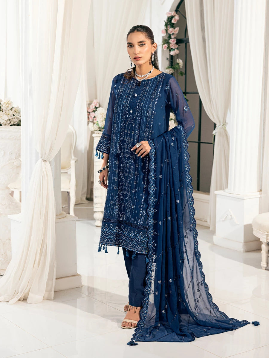 Salitex | Signature Festive Chiffon | SUNS7CH035UT - by - Libasekhas UK - Registered Vendor of : Salitex - 100% Original Designer Dresss
