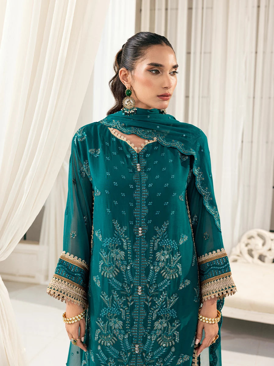 Salitex | Signature Festive Chiffon | SUNS7CH045UT - by - Libasekhas UK - Registered Vendor of : Salitex - 100% Original Designer Dresss