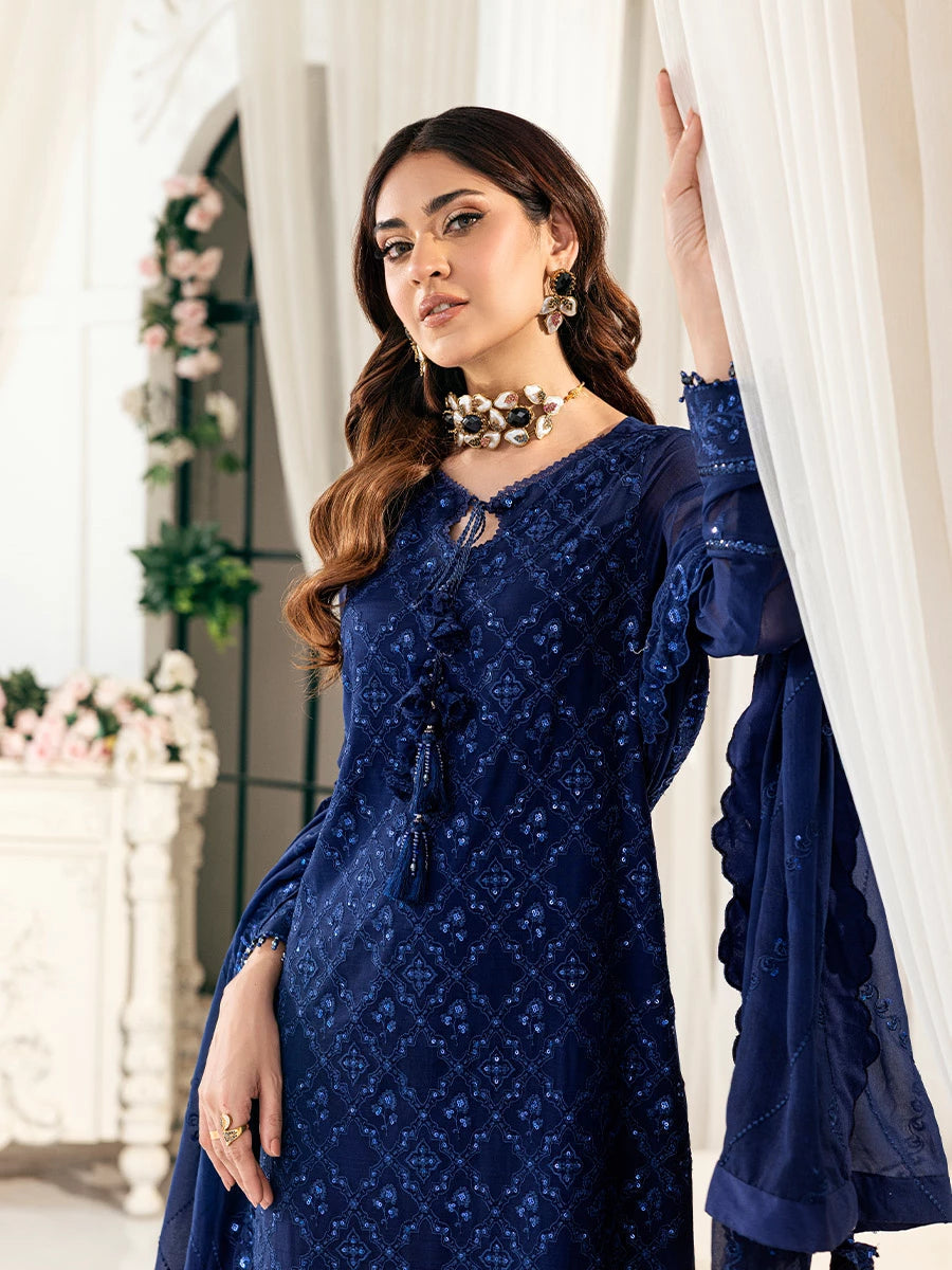 Salitex | Signature Festive Chiffon | SUNS7CH042UT - by - Libasekhas UK - Registered Vendor of : Salitex - 100% Original Designer Dresss