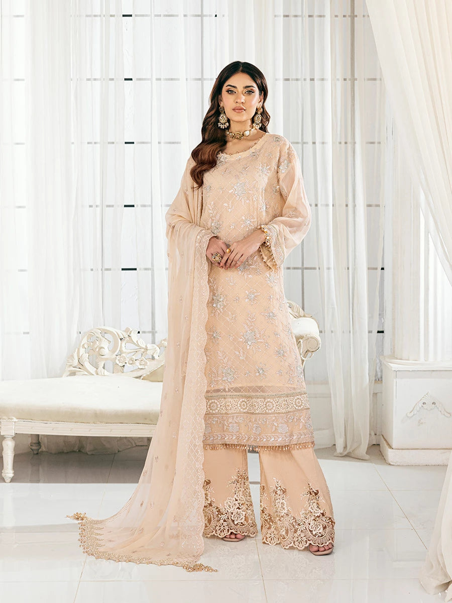 Salitex | Signature Festive Chiffon | SUNS7CH039UT - by - Libasekhas UK - Registered Vendor of : Salitex - 100% Original Designer Dresss
