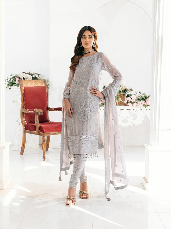Salitex | Signature Festive Chiffon | SUNS7CH034UT - by - Libasekhas UK - Registered Vendor of : Salitex - 100% Original Designer Dresss