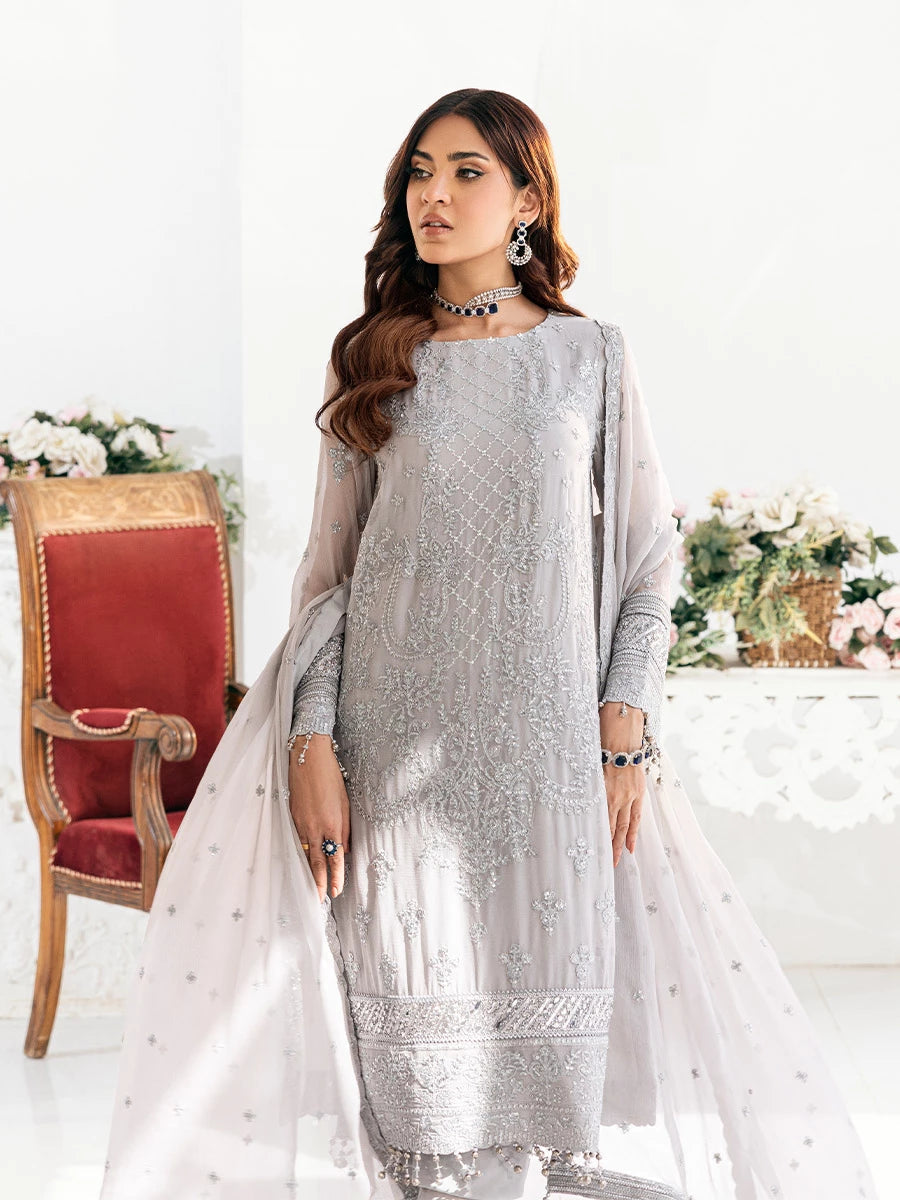 Salitex | Signature Festive Chiffon | SUNS7CH034UT - by - Libasekhas UK - Registered Vendor of : Salitex - 100% Original Designer Dresss