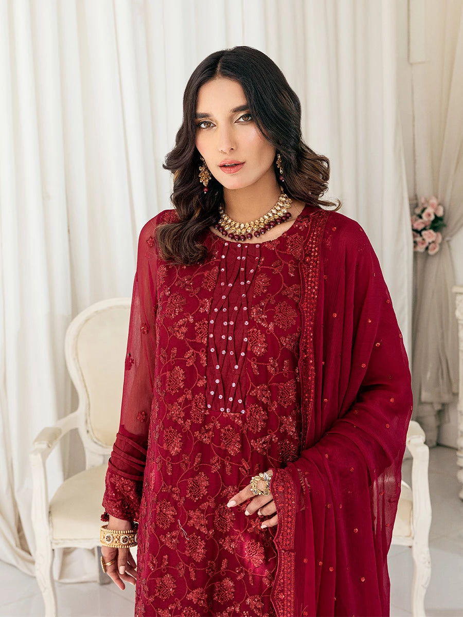 Salitex | Signature Festive Chiffon | SUNS7CH026UT - by - Libasekhas UK - Registered Vendor of : Salitex - 100% Original Designer Dresss