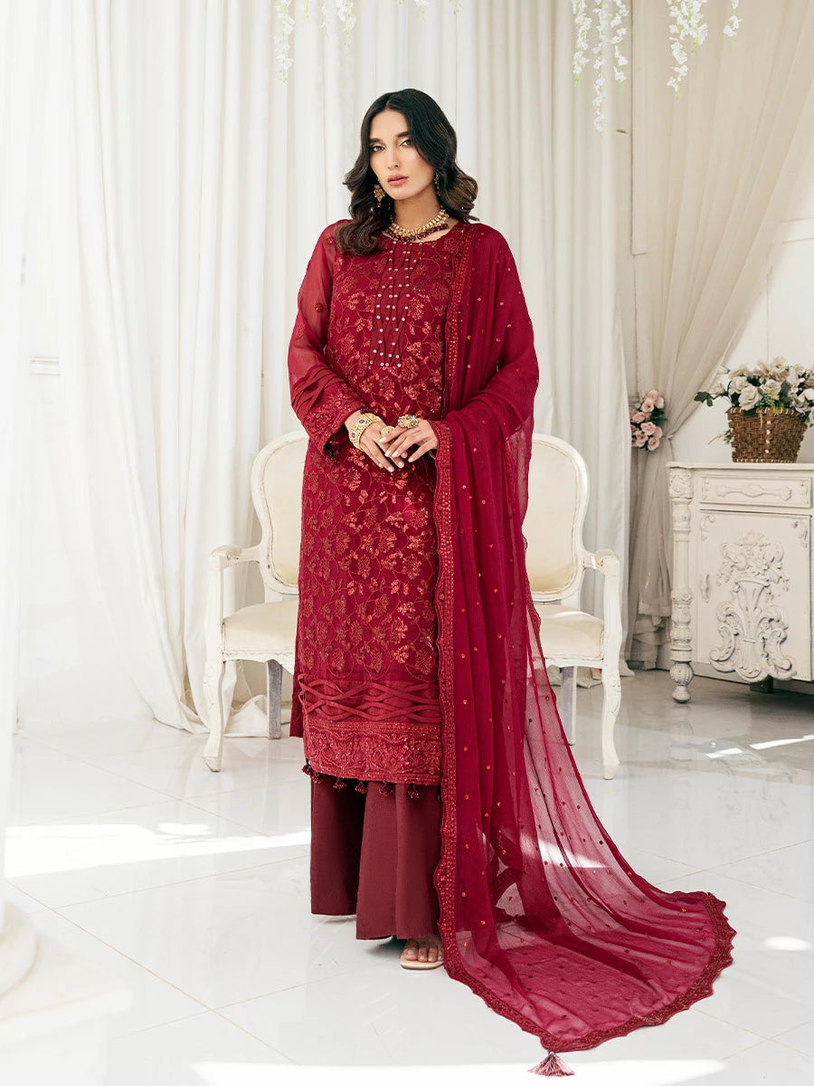 Salitex | Signature Festive Chiffon | SUNS7CH026UT - by - Libasekhas UK - Registered Vendor of : Salitex - 100% Original Designer Dresss