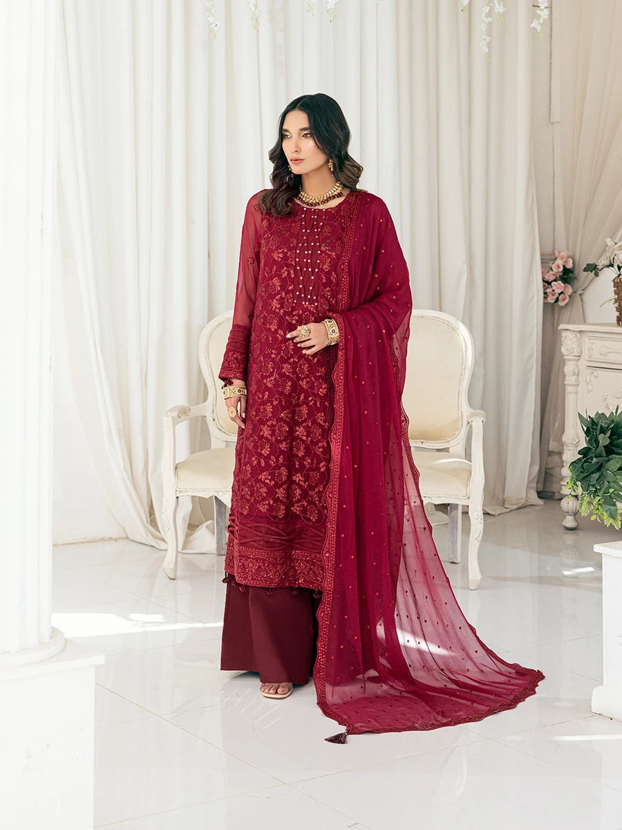 Salitex | Signature Festive Chiffon | SUNS7CH026UT - by - Libasekhas UK - Registered Vendor of : Salitex - 100% Original Designer Dresss