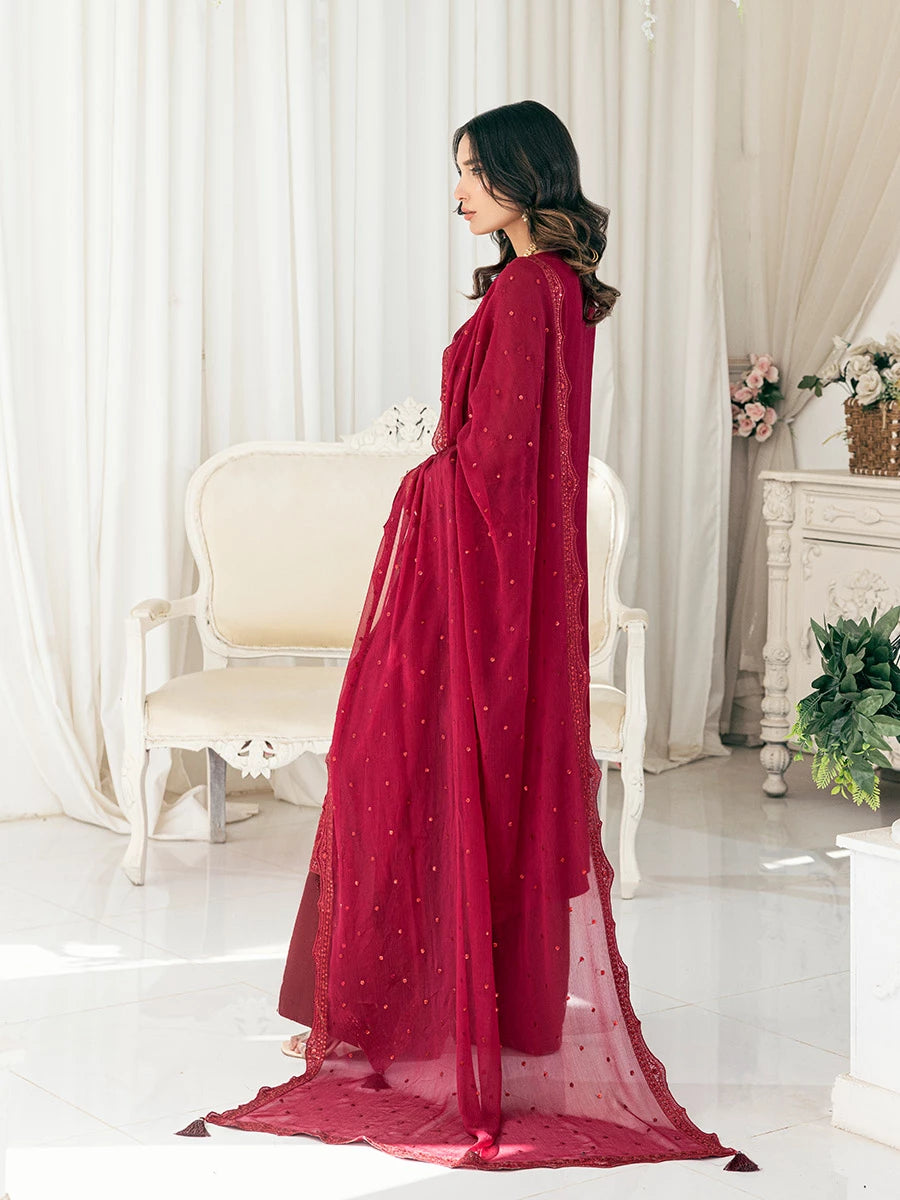 Salitex | Signature Festive Chiffon | SUNS7CH026UT - by - Libasekhas UK - Registered Vendor of : Salitex - 100% Original Designer Dresss