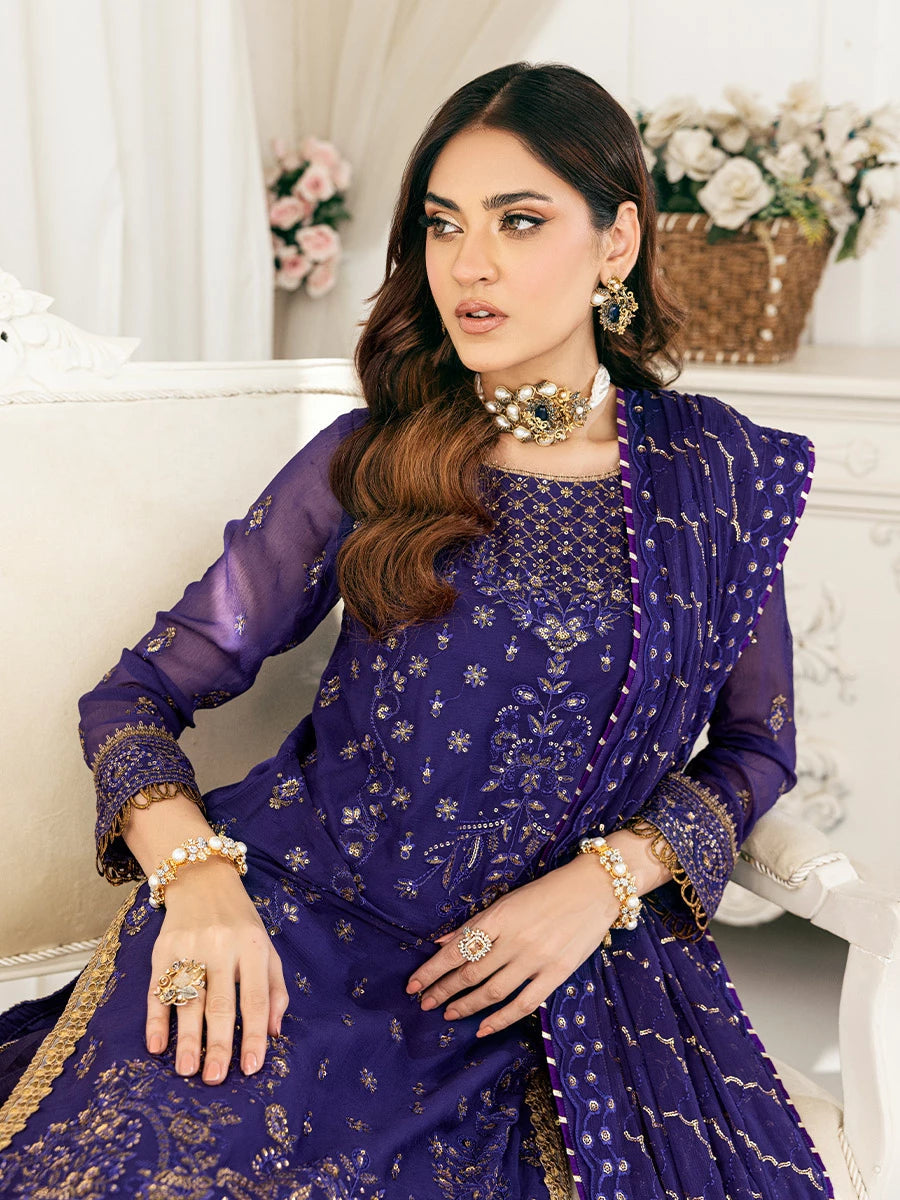 Salitex | Signature Festive Chiffon | SUNS7CH046UT - by - Libasekhas UK - Registered Vendor of : Salitex - 100% Original Designer Dresss