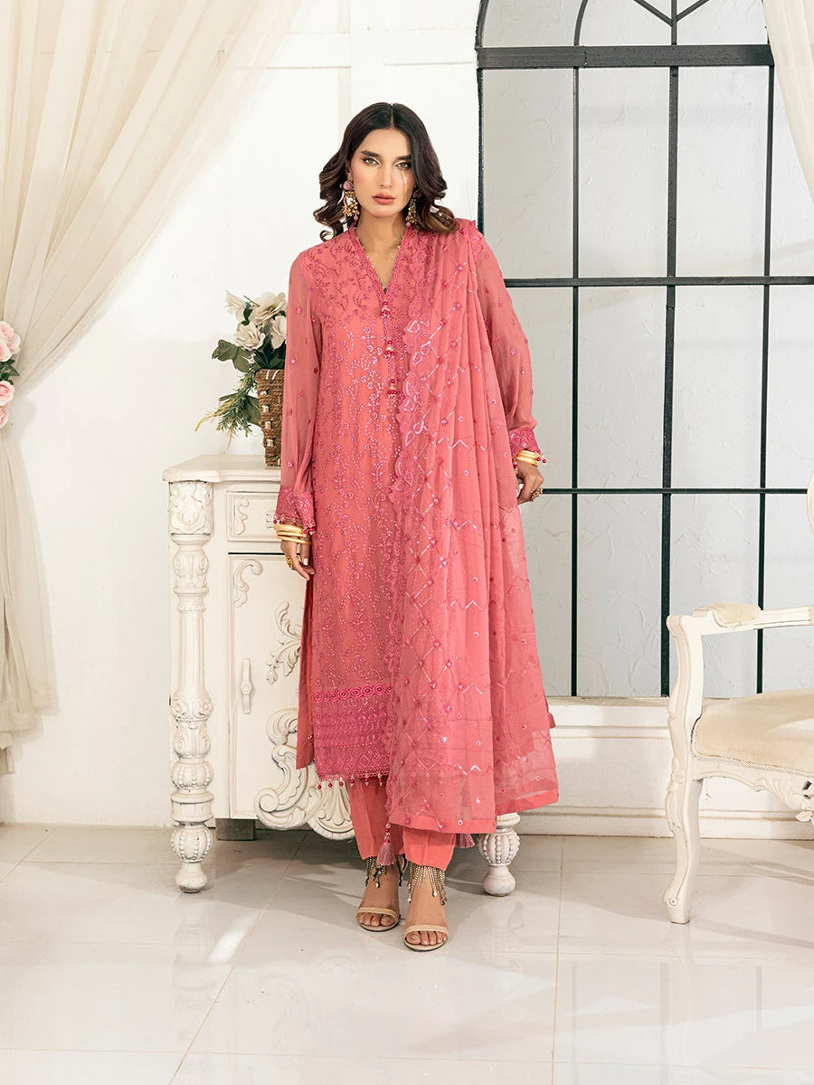 Salitex | Signature Festive Chiffon | SUNS7CH025UT - by - Libasekhas UK - Registered Vendor of : Salitex - 100% Original Designer Dresss