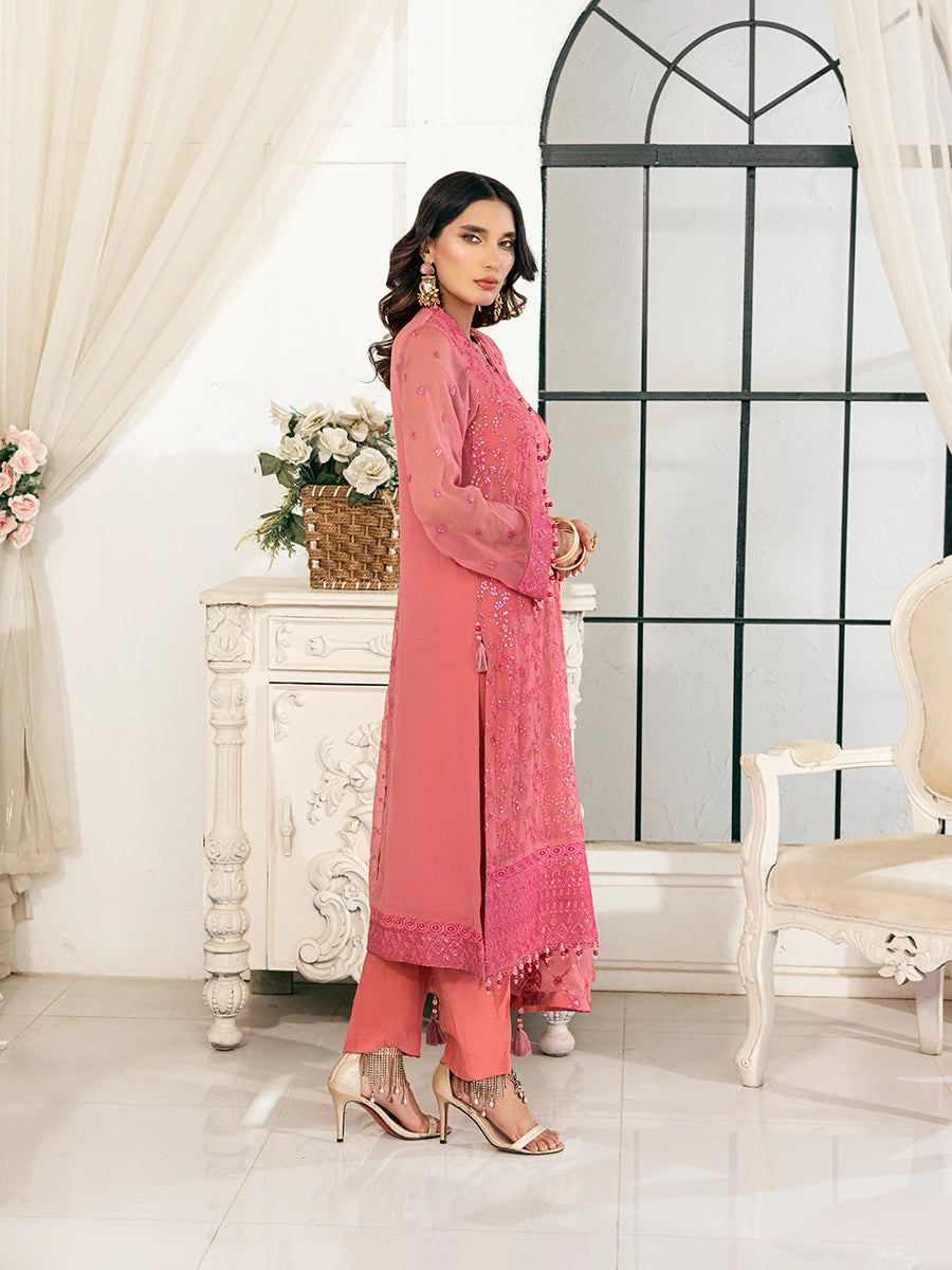 Salitex | Signature Festive Chiffon | SUNS7CH025UT - by - Libasekhas UK - Registered Vendor of : Salitex - 100% Original Designer Dresss