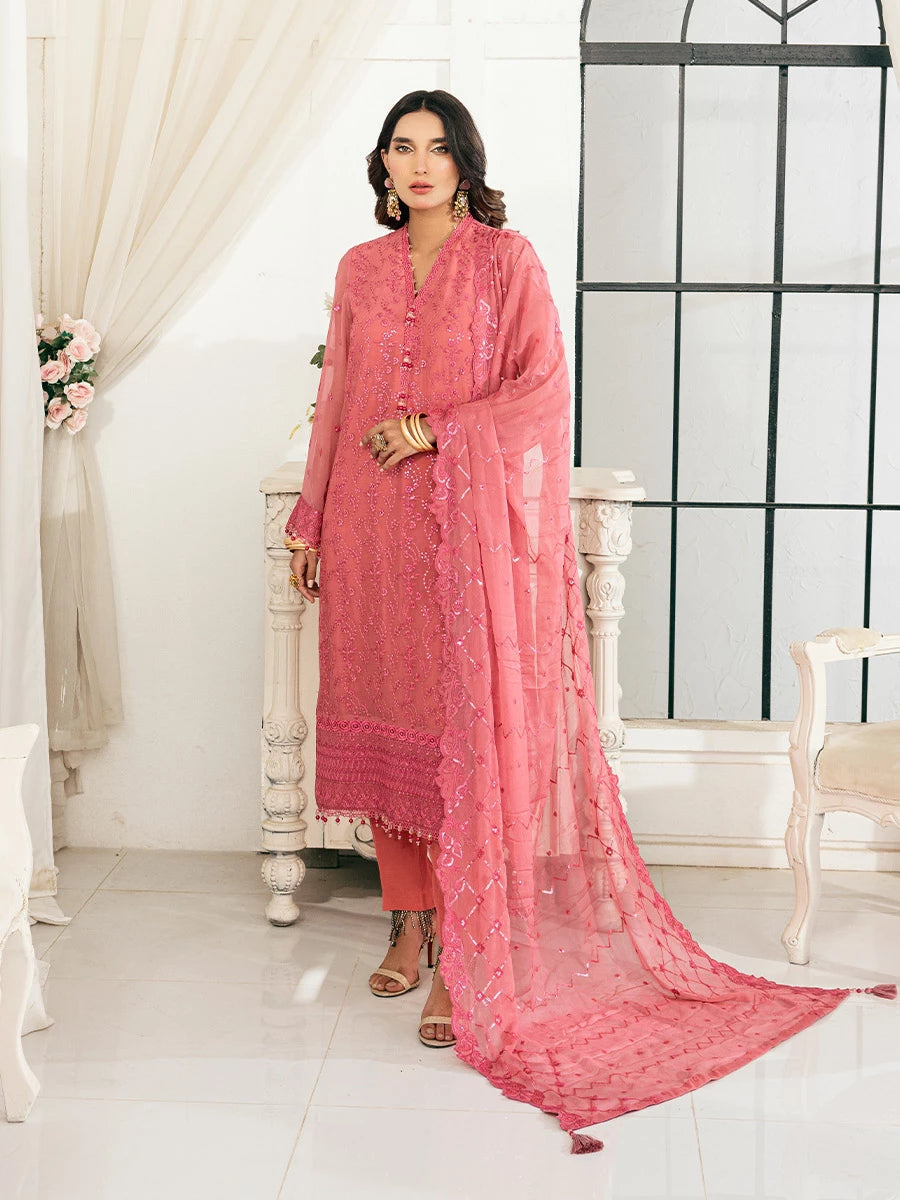 Salitex | Signature Festive Chiffon | SUNS7CH025UT - by - Libasekhas UK - Registered Vendor of : Salitex - 100% Original Designer Dresss