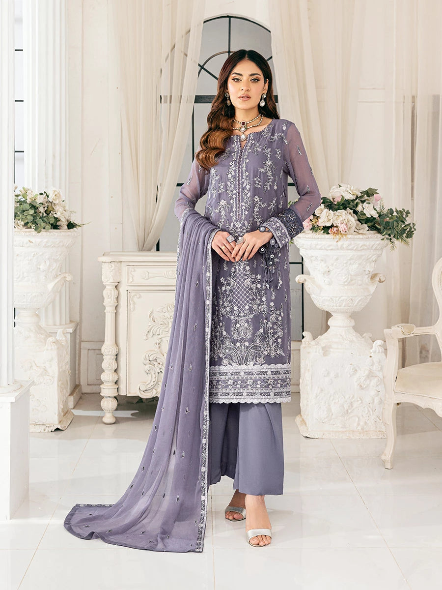 Salitex | Signature Festive Chiffon | SUNS7CH047UT - by - Libasekhas UK - Registered Vendor of : Salitex - 100% Original Designer Dresss